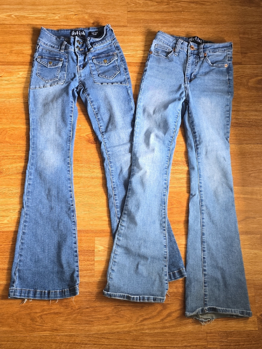 Light Blue Women’s Flared Jeans - Unbranded